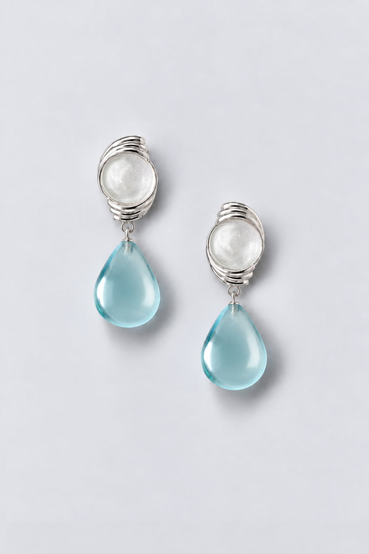 LETO EARRINGS in SILVER