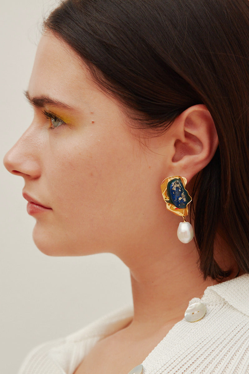 SABRA PEARL EARRINGS