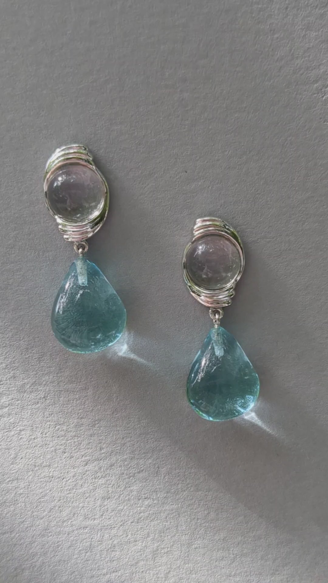 LETO EARRINGS in SILVER